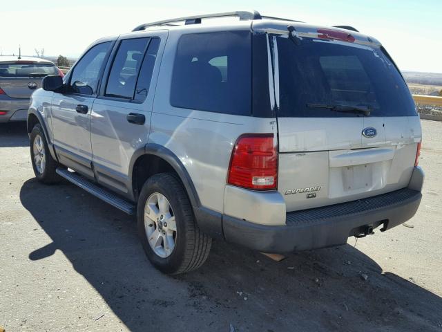 1FMZU63K33ZA83964 - 2003 FORD EXPLORER X SILVER photo 3