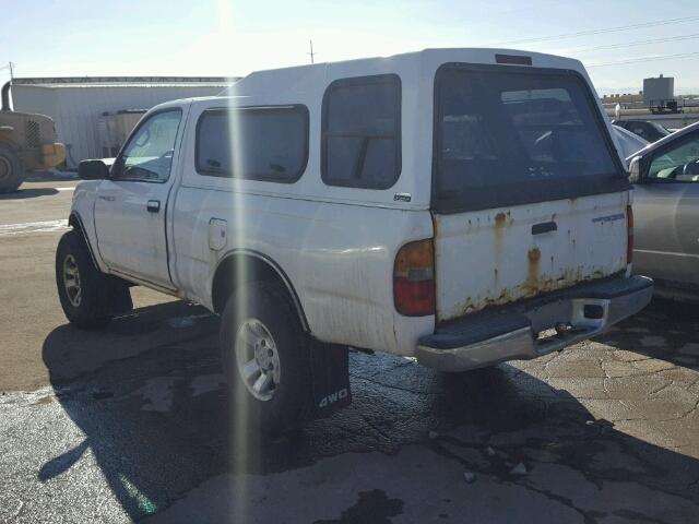 4TAPM62N7XZ482286 - 1999 TOYOTA TACOMA WHITE photo 3