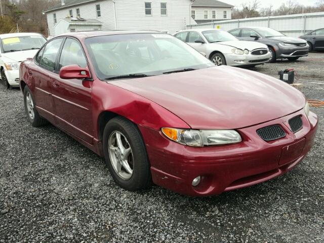 1G2WP52K51F169239 - 2001 PONTIAC GRAND PRIX BURGUNDY photo 1