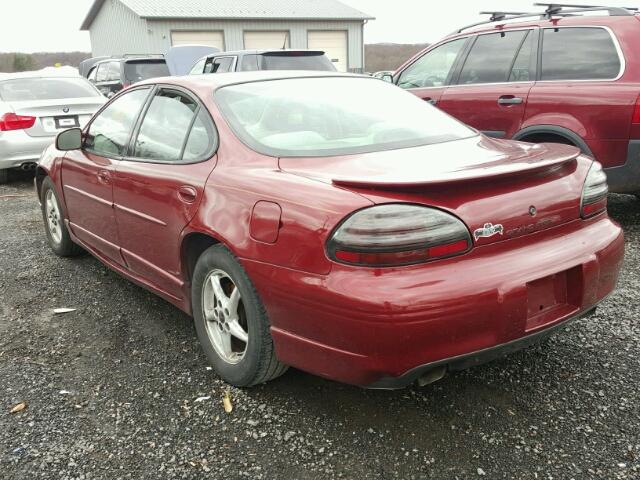 1G2WP52K51F169239 - 2001 PONTIAC GRAND PRIX BURGUNDY photo 3