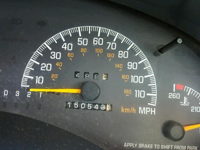 1G2WP52K51F169239 - 2001 PONTIAC GRAND PRIX BURGUNDY photo 8