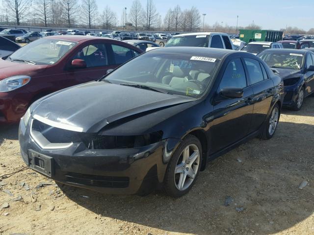 19UUA66274A037543 - 2004 ACURA TL BLACK photo 2