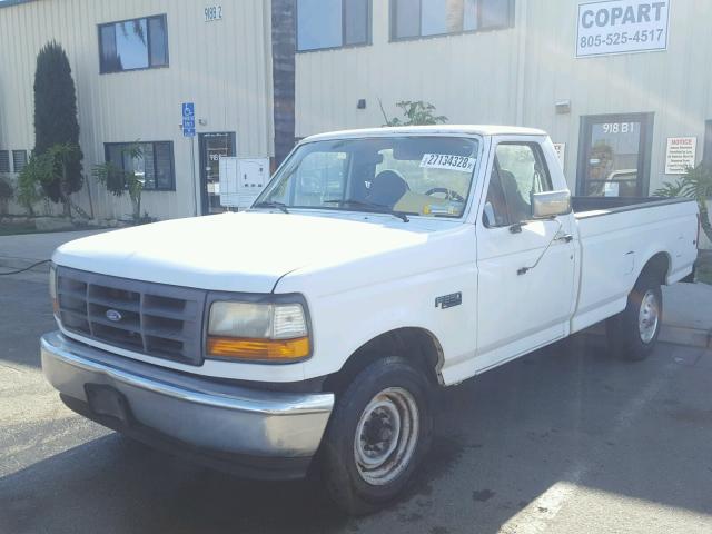 1FTEF25YXTLA00931 - 1996 FORD F250 WHITE photo 2