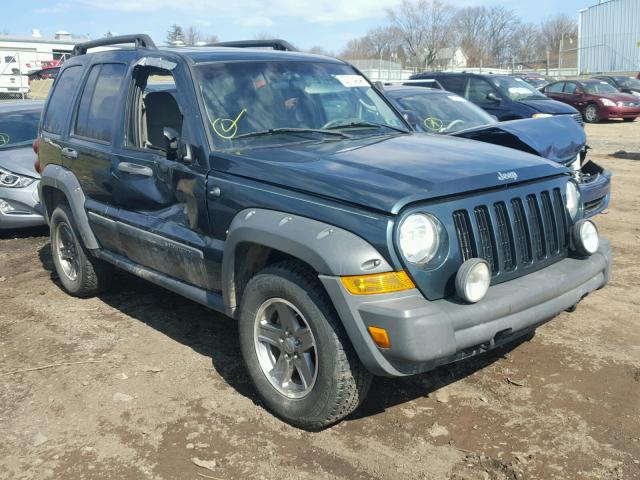 1J4GL38K15W727286 - 2005 JEEP LIBERTY RE GREEN photo 1