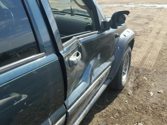 1J4GL38K15W727286 - 2005 JEEP LIBERTY RE GREEN photo 9