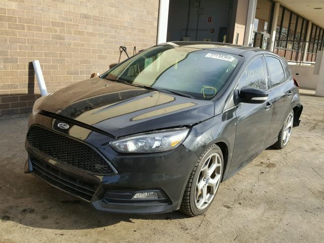 1FADP3L97GL212255 - 2016 FORD FOCUS ST BLACK photo 2