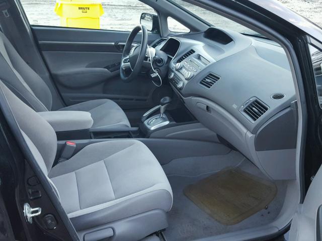2HGFA16827H306022 - 2007 HONDA CIVIC EX შავი ფოტო 5