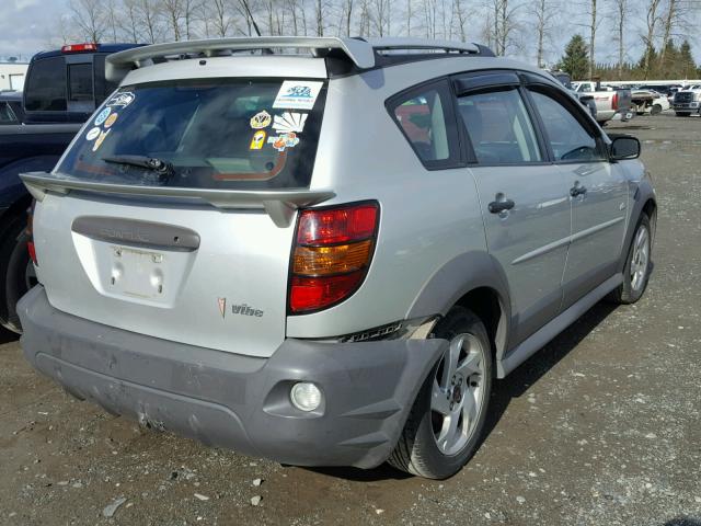 5Y2SL62864Z411054 - 2004 PONTIAC VIBE SILVER photo 4