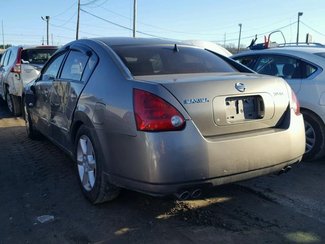 1N4BA41E04C913018 - 2004 NISSAN MAXIMA SE BROWN photo 3