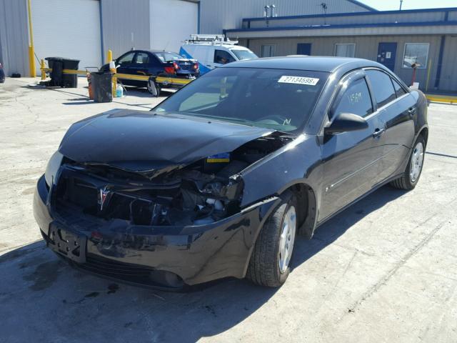 1G2ZF58B274100195 - 2007 PONTIAC G6 VALUE L BLACK photo 2