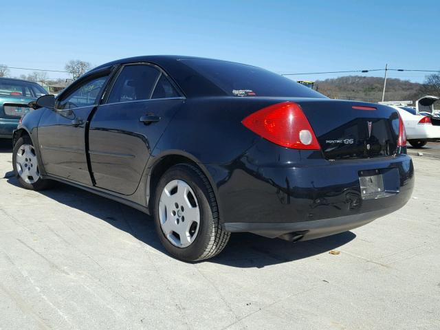 1G2ZF58B274100195 - 2007 PONTIAC G6 VALUE L BLACK photo 3