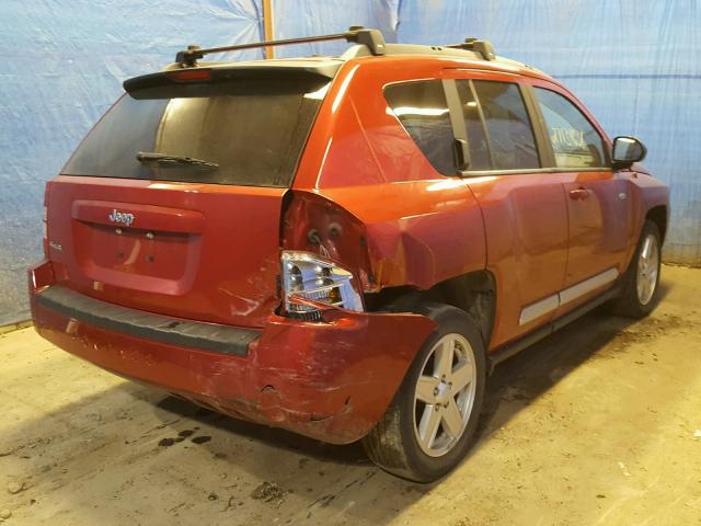 1J4NF1FB2AD640640 - 2010 JEEP COMPASS SP RED photo 4
