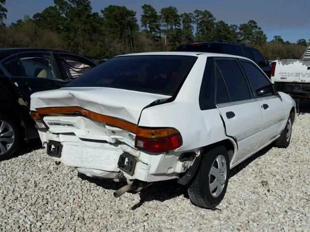 1FAPP14J7PW220185 - 1993 FORD ESCORT LX WHITE photo 4