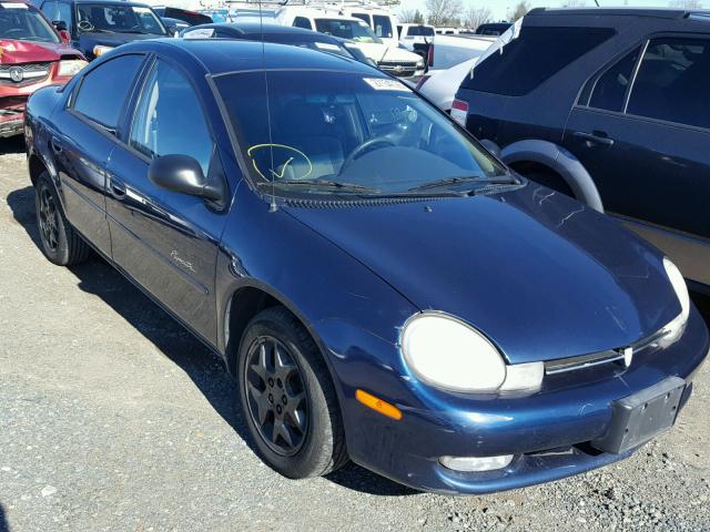 1P3ES46C2YD799390 - 2000 PLYMOUTH NEON BASE 蓝色 照片 1