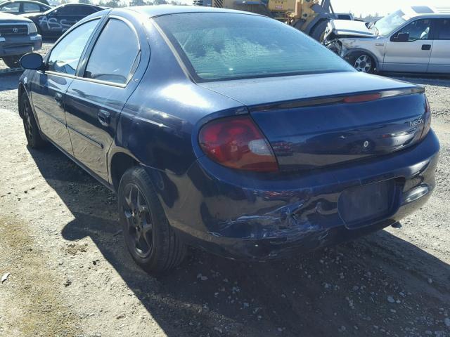 1P3ES46C2YD799390 - 2000 PLYMOUTH NEON BASE 蓝色 照片 3