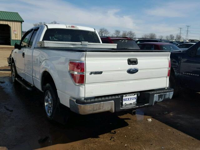 1FTRX12V89FA66534 - 2009 FORD F150 SUPER WHITE photo 3