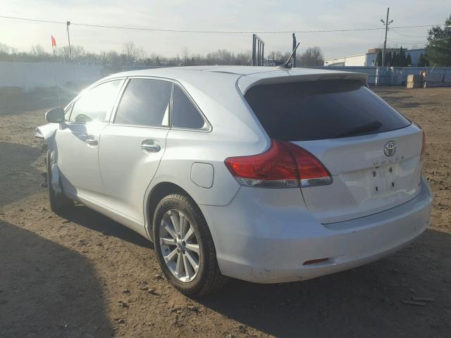 4T3BE11A29U003739 - 2009 TOYOTA VENZA BASE WHITE photo 3