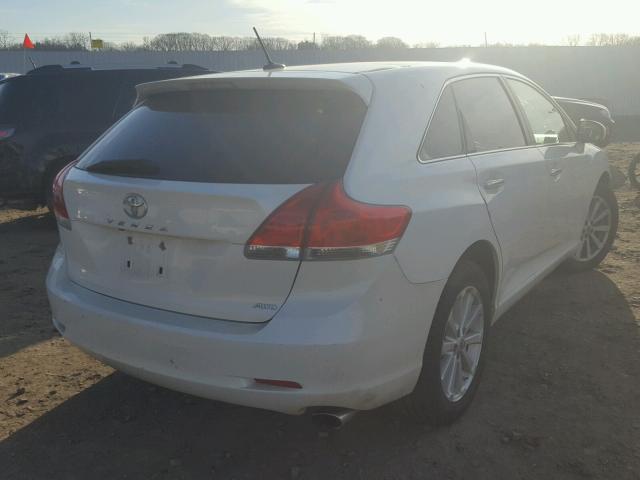 4T3BE11A29U003739 - 2009 TOYOTA VENZA BASE WHITE photo 4