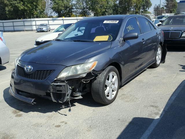 4T1BE46K47U618382 - 2007 TOYOTA CAMRY NEW CHARCOAL photo 2