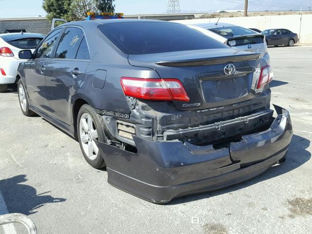 4T1BE46K47U618382 - 2007 TOYOTA CAMRY NEW CHARCOAL photo 3