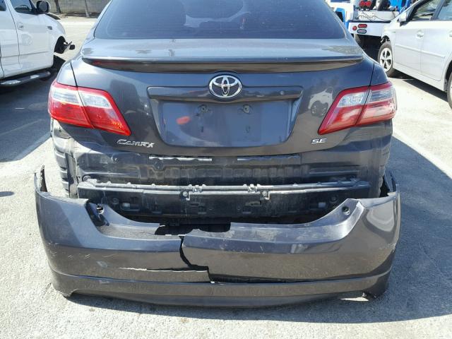 4T1BE46K47U618382 - 2007 TOYOTA CAMRY NEW CHARCOAL photo 9