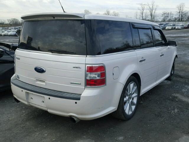 2FMHK6CT4BBD20182 - 2011 FORD FLEX SEL WHITE photo 4