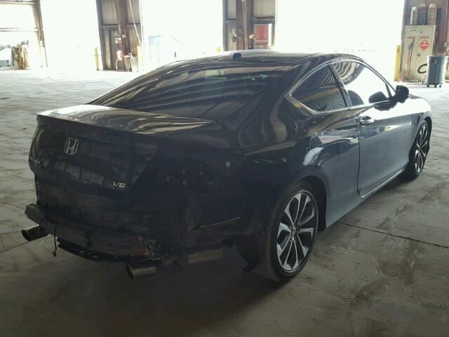 1HGCT2A87FA009030 - 2015 HONDA ACCORD EXL BLACK photo 4