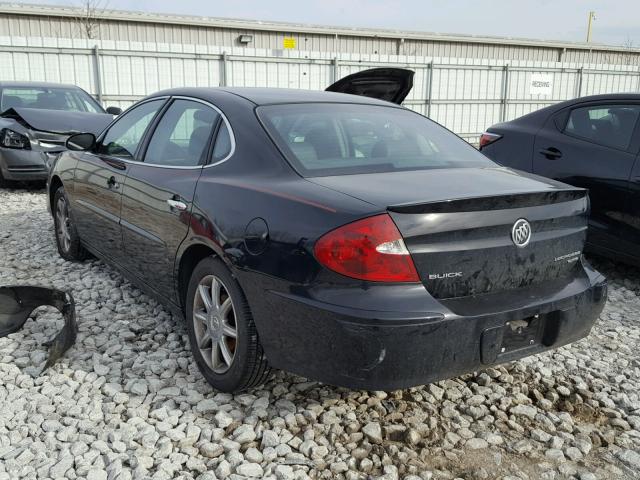 2G4WE537651254997 - 2005 BUICK LACROSSE C BLACK photo 3