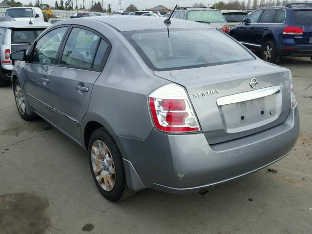 3N1AB6AP7AL658600 - 2010 NISSAN SENTRA 2.0 SILVER photo 3