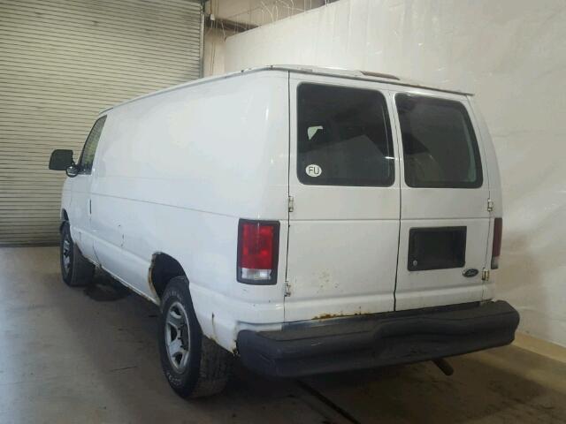 1FTNE242X1HB19384 - 2001 FORD ECONOLINE WHITE photo 3