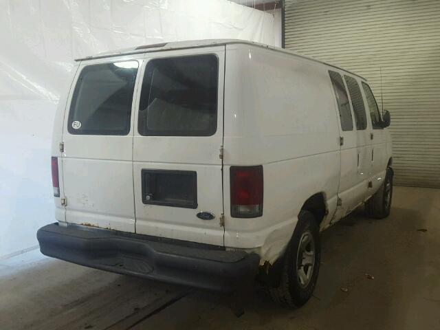 1FTNE242X1HB19384 - 2001 FORD ECONOLINE WHITE photo 4