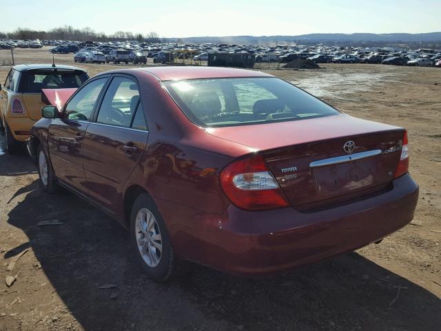 4T1BF30KX4U063286 - 2004 TOYOTA CAMRY LE MAROON photo 3