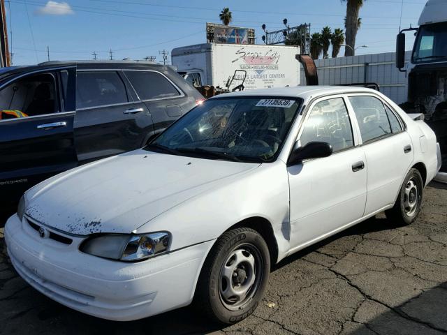 1NXBR12E1XZ163767 - 1999 TOYOTA COROLLA VE WHITE photo 2