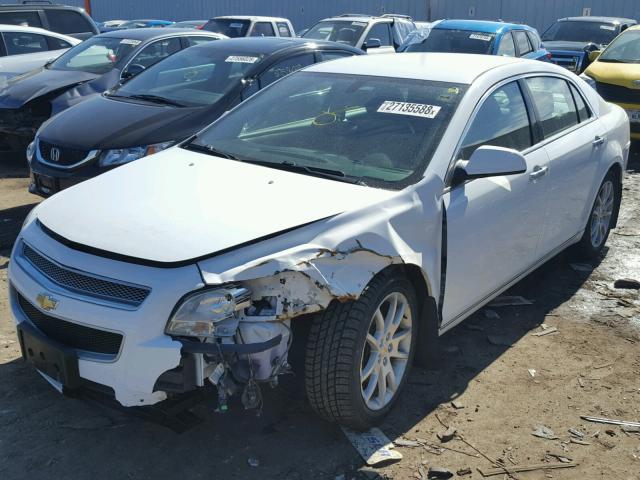 1G1ZE5E07AF151259 - 2010 CHEVROLET MALIBU LTZ WHITE photo 2