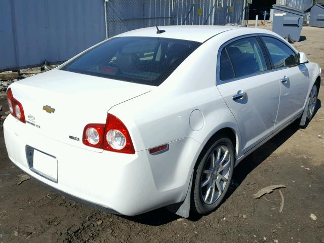 1G1ZE5E07AF151259 - 2010 CHEVROLET MALIBU LTZ WHITE photo 4