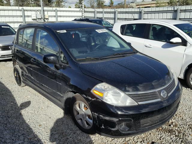 3N1BC13E47L399847 - 2007 NISSAN VERSA S BLACK photo 1