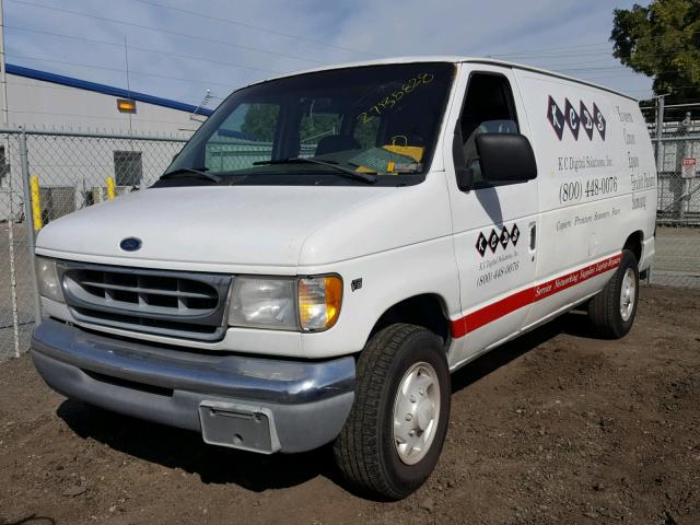 1FTNE24L8WHB87876 - 1998 FORD ECONOLINE WHITE photo 2