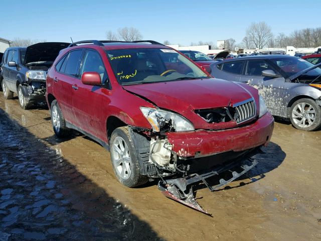 2T2HK31U69C125065 - 2009 LEXUS RX 350 RED photo 1