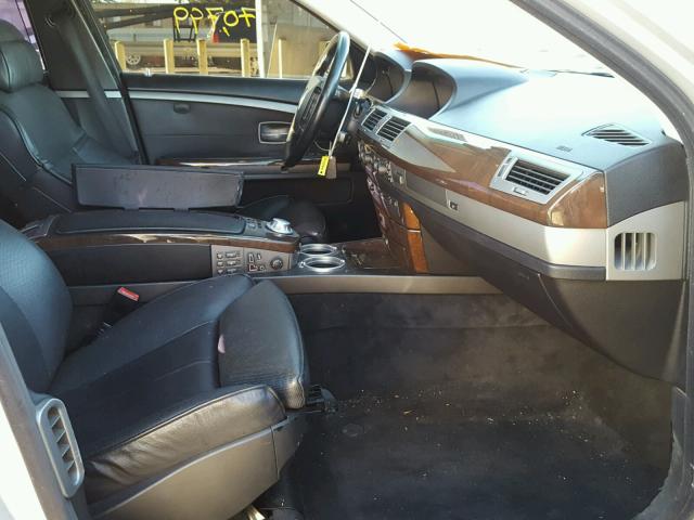 WBAGN63443DR19334 - 2003 BMW 745 LI SILVER photo 5