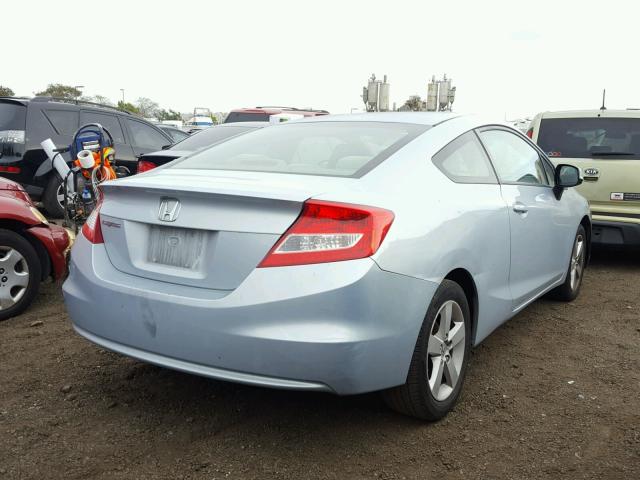 2HGFG3B50CH527103 - 2012 HONDA CIVIC LX BLUE photo 4