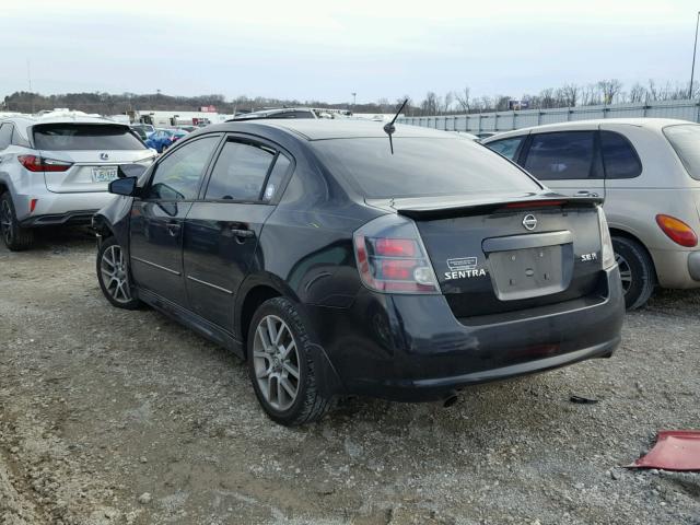 3N1BB61E58L668720 - 2008 NISSAN SENTRA SE- BLACK photo 3