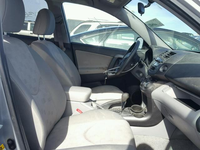 JTMZF33VX9D000513 - 2009 TOYOTA RAV4 SILVER photo 5