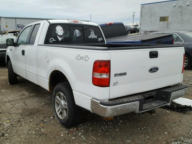 1FTRX14W05FA02309 - 2005 FORD F150 WHITE photo 3