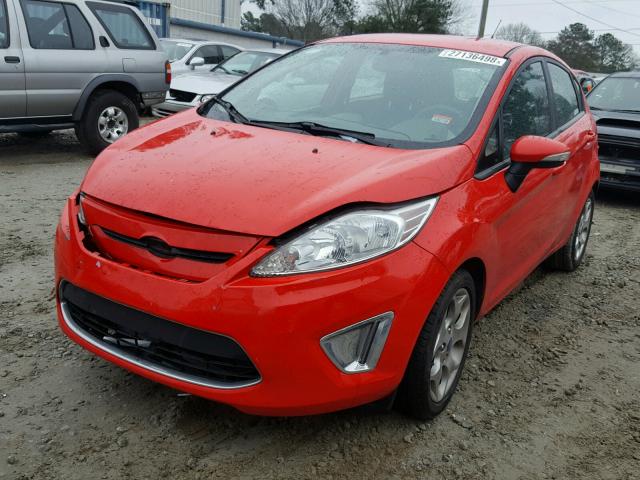 3FADP4FJ2CM126680 - 2012 FORD FIESTA SES RED photo 2