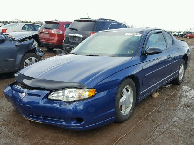 2G1WX12K439304266 - 2003 CHEVROLET MONTE CARL BLUE photo 2