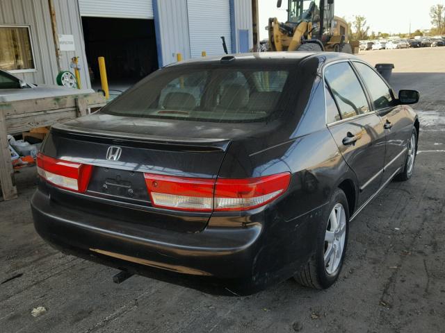 1HGCM66534A081763 - 2004 HONDA ACCORD EX BLACK photo 4