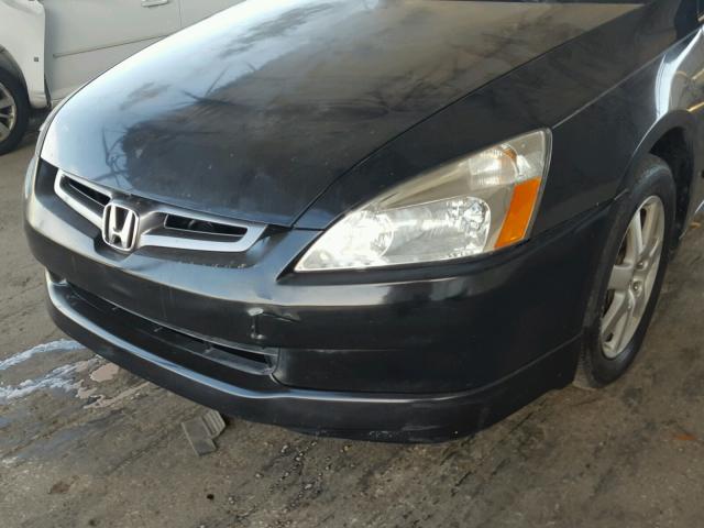 1HGCM66534A081763 - 2004 HONDA ACCORD EX BLACK photo 9