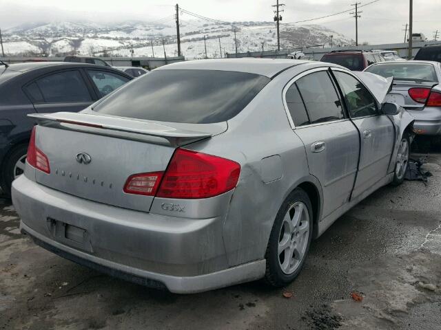 JNKCV51F44M715245 - 2004 INFINITI G35 SILVER photo 4