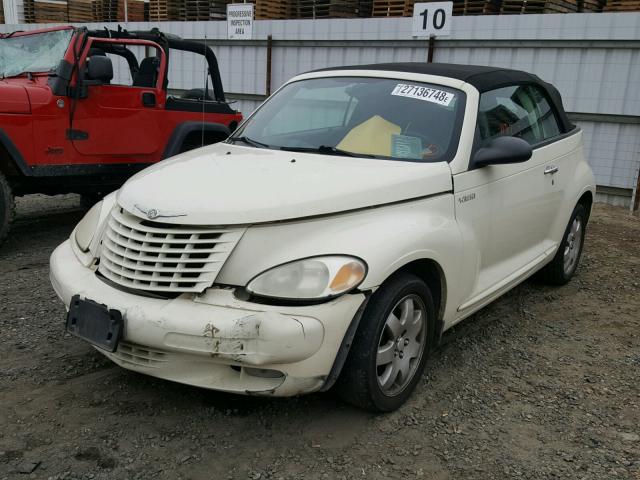 3C3EY55X75T343548 - 2005 CHRYSLER PT CRUISER CREAM photo 2