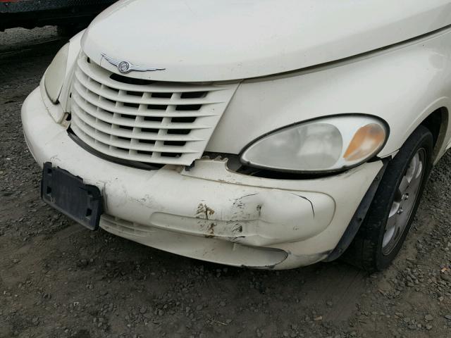 3C3EY55X75T343548 - 2005 CHRYSLER PT CRUISER CREAM photo 9